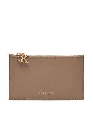 Obrázek produktu Calvin Klein Pouzdro na kreditní karty Ck Zip Cardcase 6Cc LV04F1076G Béžová