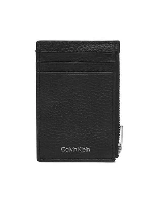 Obrázek produktu Calvin Klein Pouzdro na kreditní karty Foil Emboss N/S Zip Card Case LV04D1244G Černá