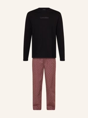 Obrázek produktu Calvin Klein Pyžamo černá / krémová / tmavě červená