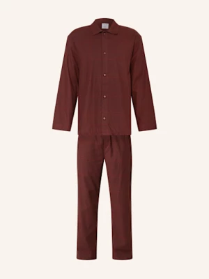Obrázek produktu Calvin Klein Pyžamo Z Flanelu tmavě červená / červená