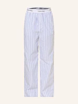Obrázek produktu Calvin Klein Pyžamové Kalhoty Cotton Poplin bílá / tmavě modrá / modrá
