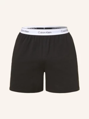 Obrázek produktu Calvin Klein Pyžamové Šortky Cotton Jersey černá / bílá