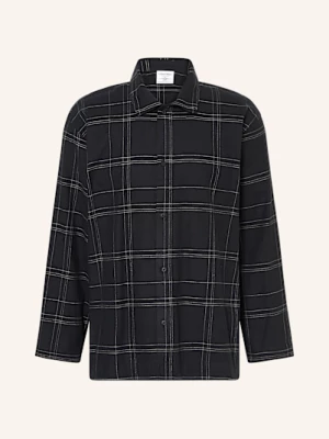 Obrázek produktu Calvin Klein Pyžamové Tričko Z Flanelu černá / bílá