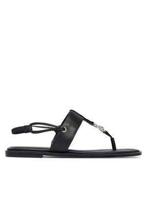 Obrázek produktu Calvin Klein Sandály Round Flat Sndl Thong Lth Hdw HW0HW02926 Černá