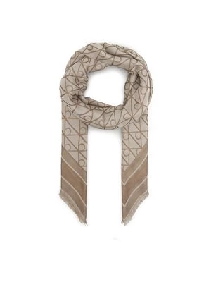 Obrázek produktu Calvin Klein Šátek Emblem Aop Jacquard Square Scarf LV04F8080G Béžová