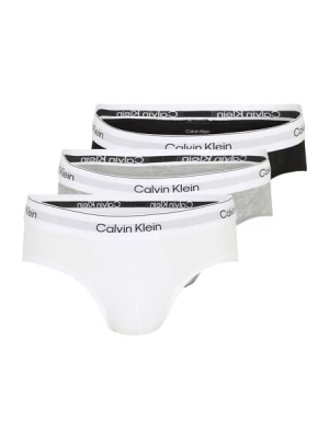 Obrázek produktu Calvin Klein Slipy  šedý melír / černá / offwhite