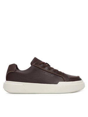 Obrázek produktu Calvin Klein Sneakersy Chunky Cupsole Lace Up Lth Pinch YM0YM01454 Bordó