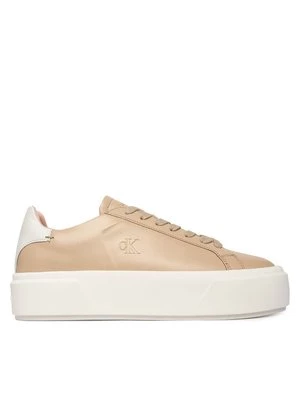 Obrázek produktu Calvin Klein Sneakersy Flatform Lace Up Lth YW0YW01928 Béžová