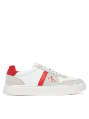 Obrázek produktu Calvin Klein Sneakersy Mixed Texture Lace Up Cupsole Trainers YM0YM01395 Bílá