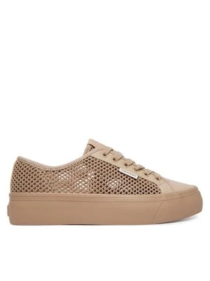 Obrázek produktu Calvin Klein Sneakersy Vulc Flatf Lace Up Lin Mesh HW0HW02971 Béžová