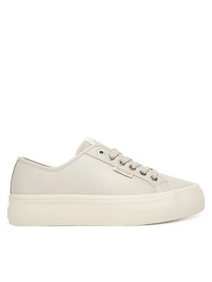 Obrázek produktu Calvin Klein Sneakersy Vulc Flatf Lace Up Lth YW0YW01932 Šedá