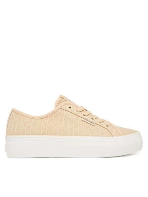 Obrázek produktu Calvin Klein Sneakersy Vulc Flatf Laceup Jaq Aop HW0HW03265 Světle žlutá