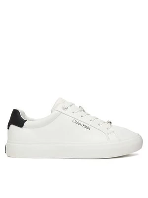 Obrázek produktu Calvin Klein Sneakersy Vulc Lace Up Lth/Moire Bt HW0HW02747 Bílá
