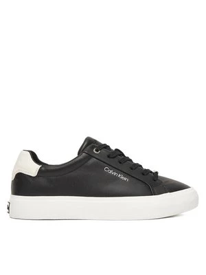 Obrázek produktu Calvin Klein Sneakersy Vulc Lace Up Lth/Moire Bt HW0HW02747 Černá