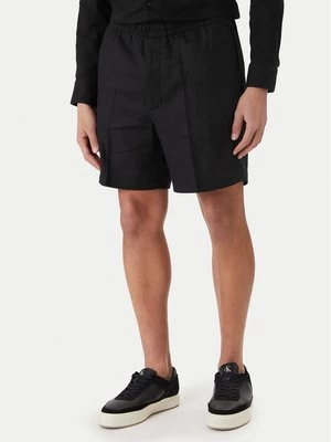 Obrázek produktu Calvin Klein Šortky z materiálu LV04LF620G Černá Straight Fit
