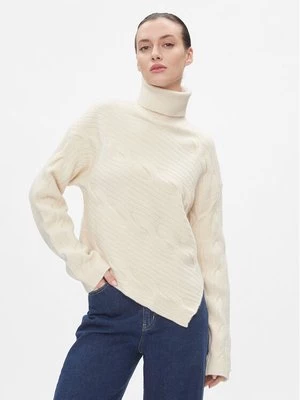 Obrázek produktu Calvin Klein Svetr Asymetric Modern Cable Sweater K20K206016 Béžová Regular Fit