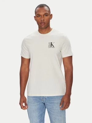 Obrázek produktu Calvin Klein T-Shirt Abstract Graphic LV04RC853G Écru Regular Fit