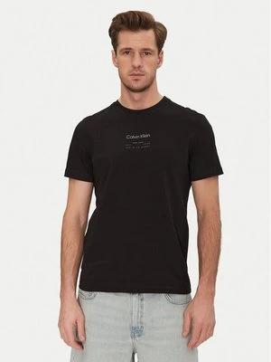 Obrázek produktu Calvin Klein T-Shirt Editorial Logo K10K114172 Černá Regular Fit