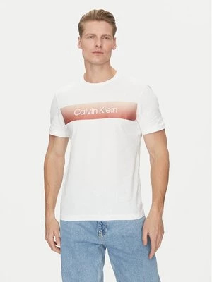 Obrázek produktu Calvin Klein T-Shirt Linear Ombre K10K114163 Bílá Regular Fit