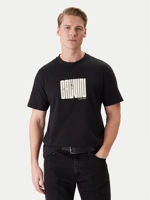 Obrázek produktu Calvin Klein T-Shirt Maze Graphic LV04RE832G Černá Regular Fit
