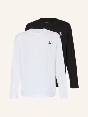 Obrázek produktu Calvin Klein Tričko S Dlouhým Rukávem bílá / černá