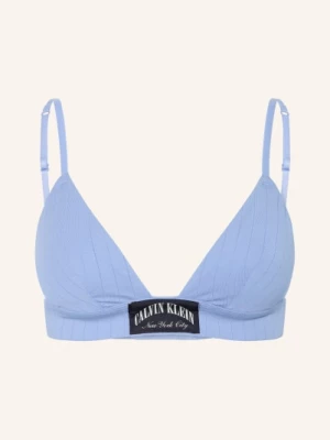 Obrázek produktu Calvin Klein Trojúhelníková Podprsenka Heritage Classic Cotton Stretch modrá