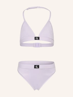 Obrázek produktu Calvin Klein Trojúhelníkové Bikiny Ck Monogram světle fialová