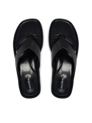 Obrázek produktu Calvin Klein Žabky Block Heel Sndl Thong Lth HW0HW02913 Černá