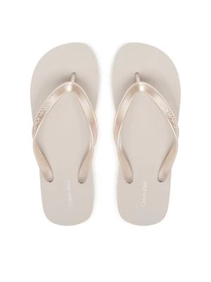 Obrázek produktu Calvin Klein Žabky Flatform Flip Flop Met Tpu HW0HW03120 Stříbrná