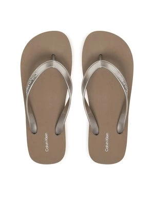 Obrázek produktu Calvin Klein Žabky Flatform Flip Flop Met Tpu HW0HW03120 Zlatá