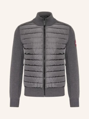 Obrázek produktu Canada Goose Pletený Kabátek Hybrdige Ze Směsi Materiálů tmavě šedá