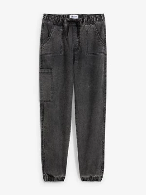 Obrázek produktu Cargo džíny bez zapínání Loose Fit, s podílem streče BonPrix