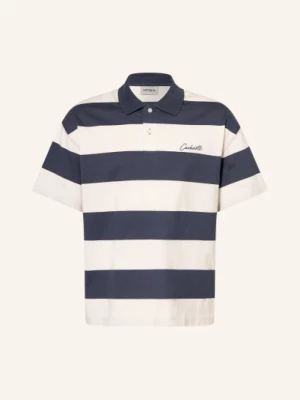 Obrázek produktu Carhartt Wip Jerseyové Polo Tričko Delray tmavě modrá / bílá