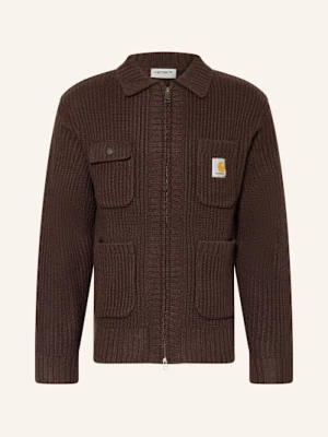 Obrázek produktu Carhartt Wip Pletený Kardigan Chore tmavě hnědá