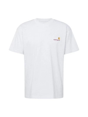 Obrázek produktu Carhartt WIP Tričko 'American Script'  zlatá / světle šedá / vínově červená