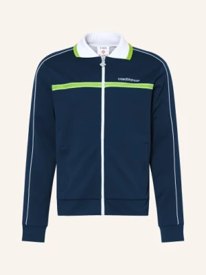 Obrázek produktu Casablanca Piquéová Sportovní Bunda tmavě modrá / neonově zelená / bílá