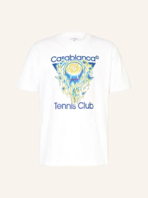 Obrázek produktu Casablanca Tričko Tennis Club Icon bílá / žlutá / modrá