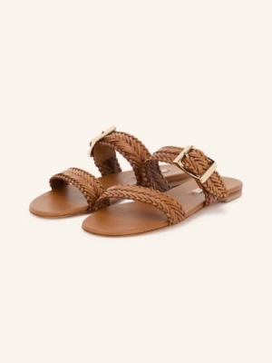 Obrázek produktu Casadei Pantofle Kenya hnědá / zlatá