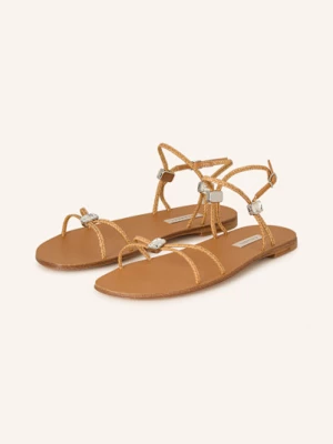 Obrázek produktu Casadei Sandály Valentina S Ozdobnými Kamínky koňaková