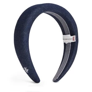 Obrázek produktu Čelenka Tommy Hilfiger Denim Logo Padded Headband AW0AW18661 Tmavomodrá
