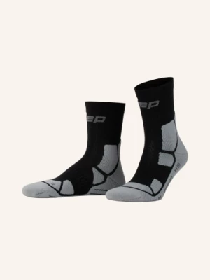 Obrázek produktu Cep Trekové Ponožky Hiking Mid Cushion Compression – Mid Cut S Merino Vlnou černá / světle šedá