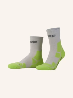 Obrázek produktu Cep Trekové Ponožky Hiking Mid Cushion Compression – Mid Cut S Merino Vlnou světle šedá / světle zelená