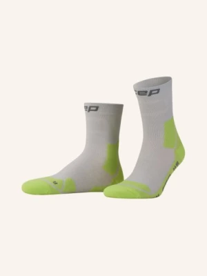 Obrázek produktu Cep Trekové Ponožky Light Cushion Compression – Mid Cut S Merino Vlnou světle šedá / světle zelená