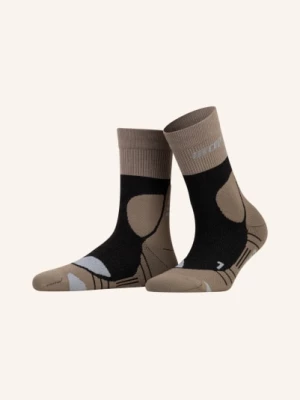 Obrázek produktu Cep Trekové Ponožky Merino Compression - Mid Cut béžová / světle šedá