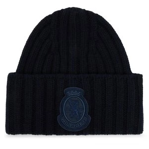 Obrázek produktu Čepice Tommy Hilfiger Th Crest Fluffy AW0AW18210 Tmavomodrá