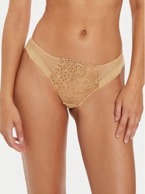 Obrázek produktu Chantelle Kalhotky string Fleurs Si C12Q90 Béžová