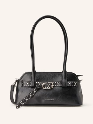 Obrázek produktu Charles & Keith Taška Přes Rameno Victoria S Nýty černá / stříbrná