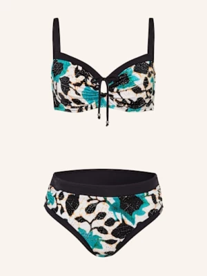 Obrázek produktu Charmline Bikiny S Kosticemi Cool Baroque černá / tyrkysová / krémová