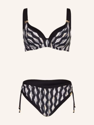 Obrázek produktu Charmline Bikiny S Ramínky Gilded Graphic černá / zlatá / bílá
