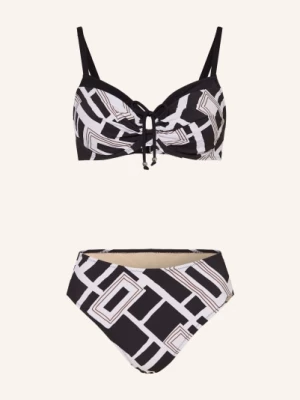 Obrázek produktu Charmline Bikiny S Ramínky Graphic Frame černá / olivová / bílá